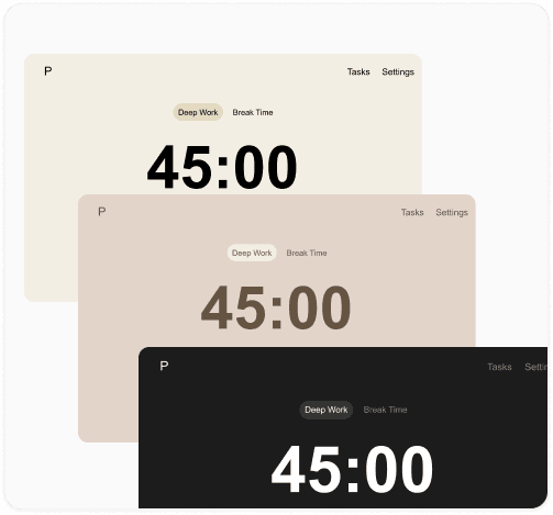 Your Timer, Your Style